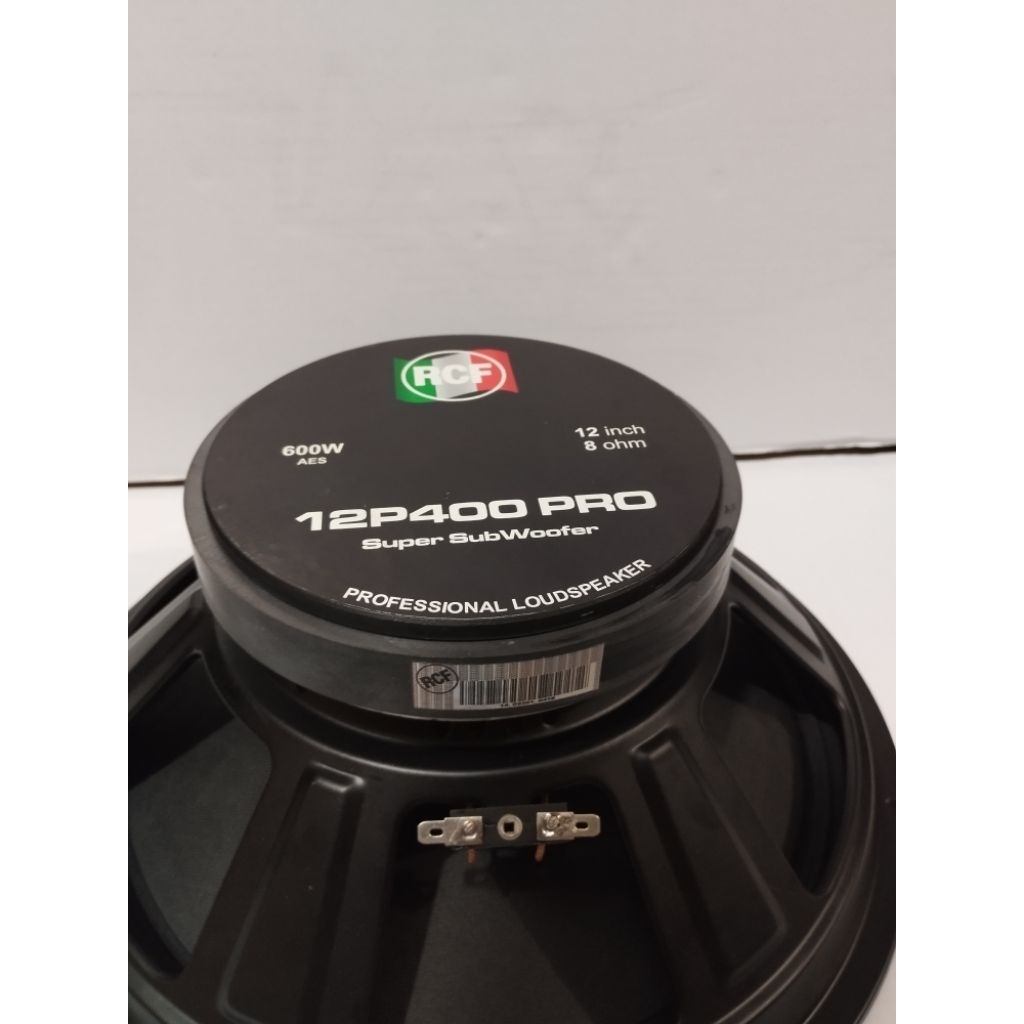 SPEAKER KOMPONEN RCF 12 INCH RCF 12P400 SUBWOOFER HOREG