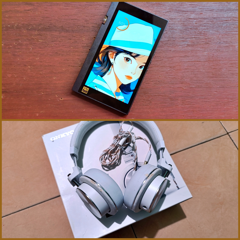BUNDLING : DAP ONKYO DP-X1 + ONKYO H500M On-Ear Headphones  + Micro SD 128GB