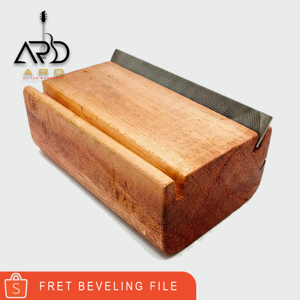 Fret beveling file