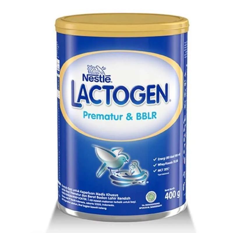 Lactogen Premature & BBLR 400g - Susu Formula Medis untuk Bayi Prematur dan BBLR