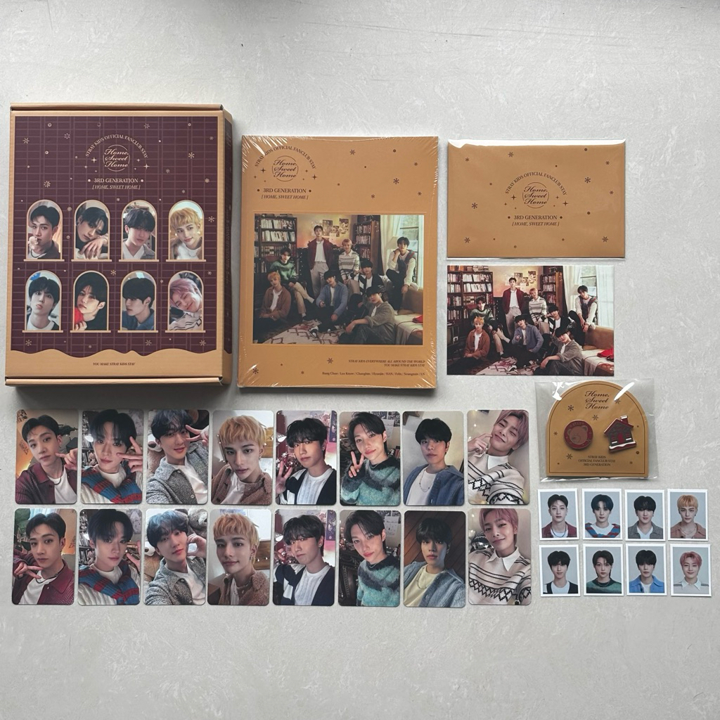 [READY UNSEALED/SHARING] Stray Kids SKZ Home Sweet Home Official Fanclub STAY 3rd Generation Gen Fan