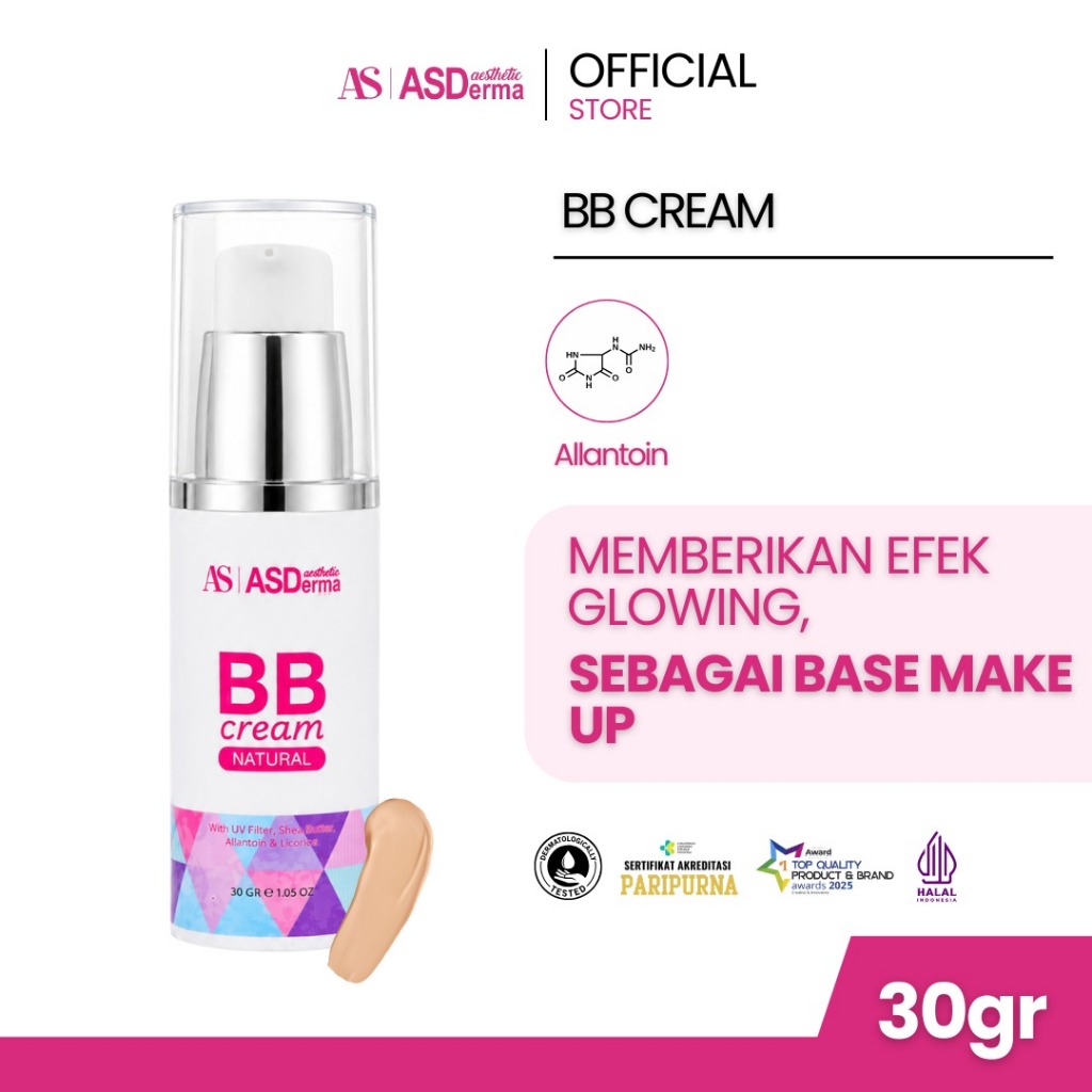 Asderma  Aesthetic BB Cream Natural & BB Cream Pot