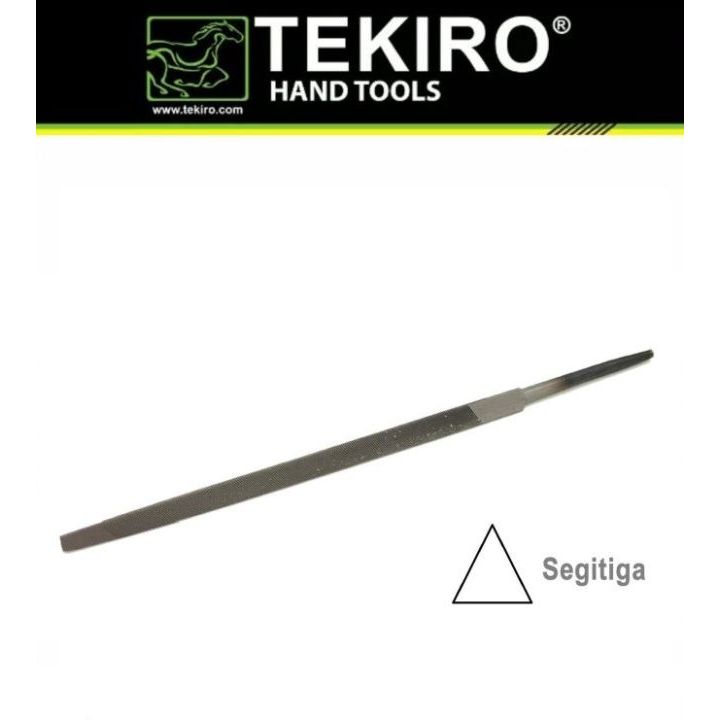 kikir segitiga tekiro triangle 3 sisi 14" 10" 8" 12" 6" kayu besi seng plastik fiber metal stainless