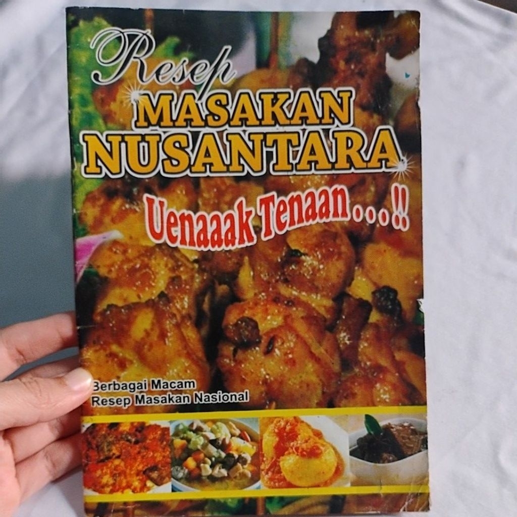 Buku Resep Masakan Nusantara; Berbagai Macam Resep Masakan Nasional