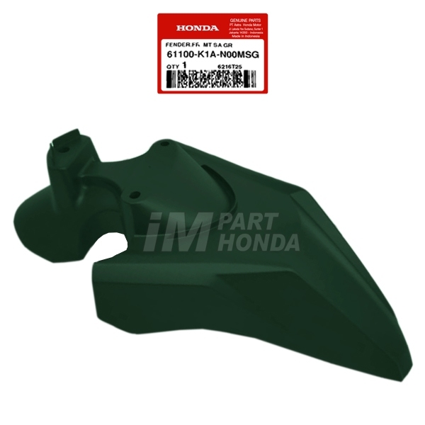 [INSTANT SAMEDAY] 61100-K1A-N00MSG Slebor Spakbor Depan Beat Deluxe K1A 2020 - 2024 Hijau Dof