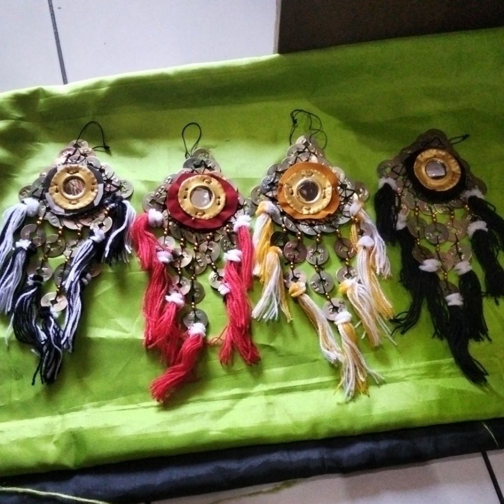 Tamiang kodok Tamiang pis bolong diameter 12 cm.per pcs