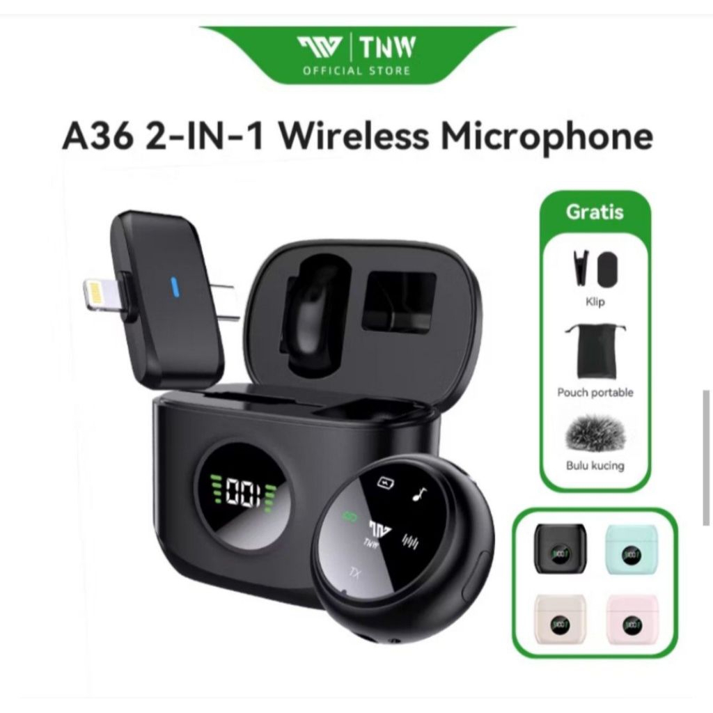 Wireless Microphone Dual Magnetic TNW A36