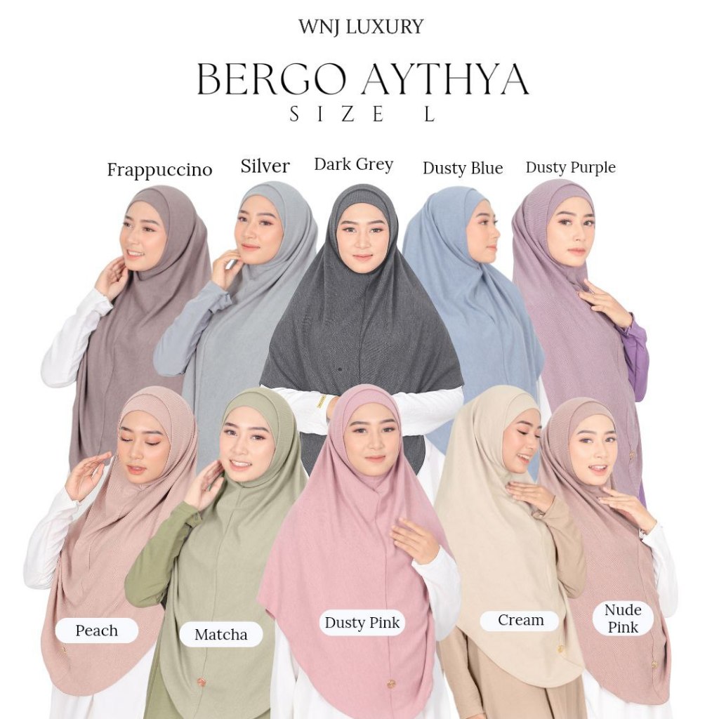 WNJ.ID Hijab - Bergo Aythya Instan Hijab - Daily Hijab