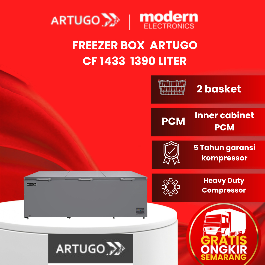 ARTUGO CHEST FREEZER CF 1433