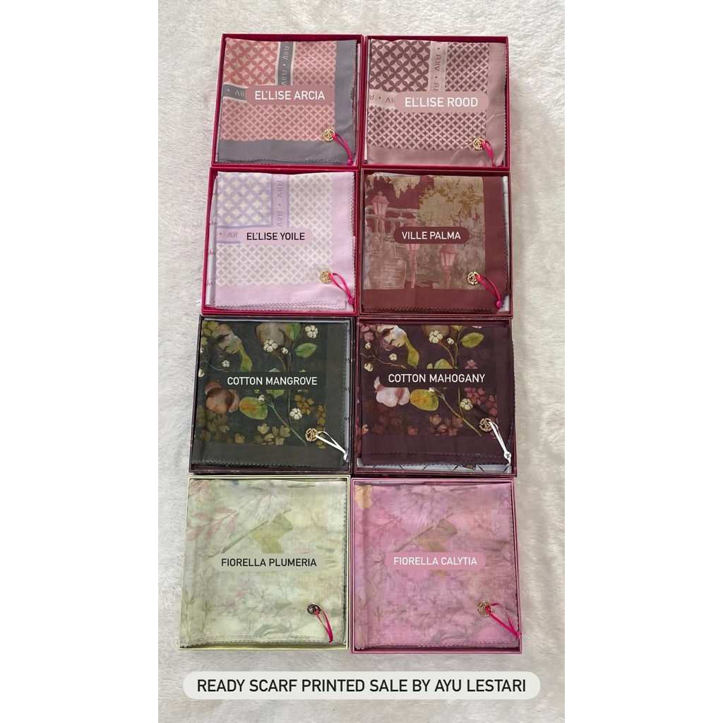 SALE SCARF PRINTED AYU BY AYU LESTARI