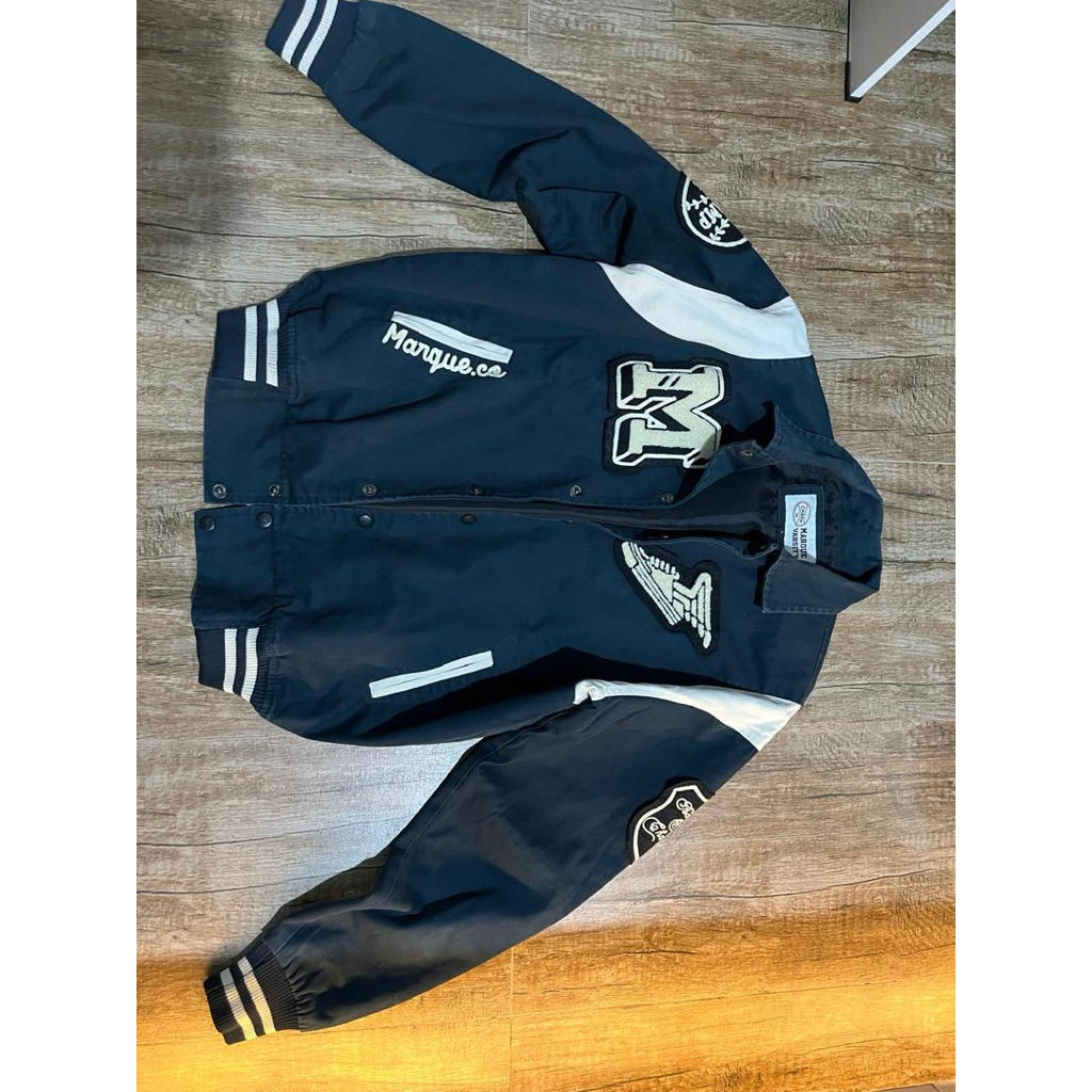 marque baseball varsity jacket