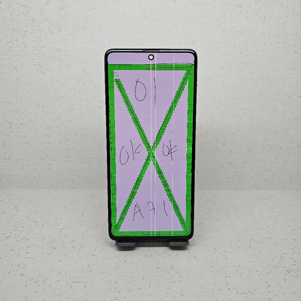 LCD Samsung A71 Original Copotan Minus