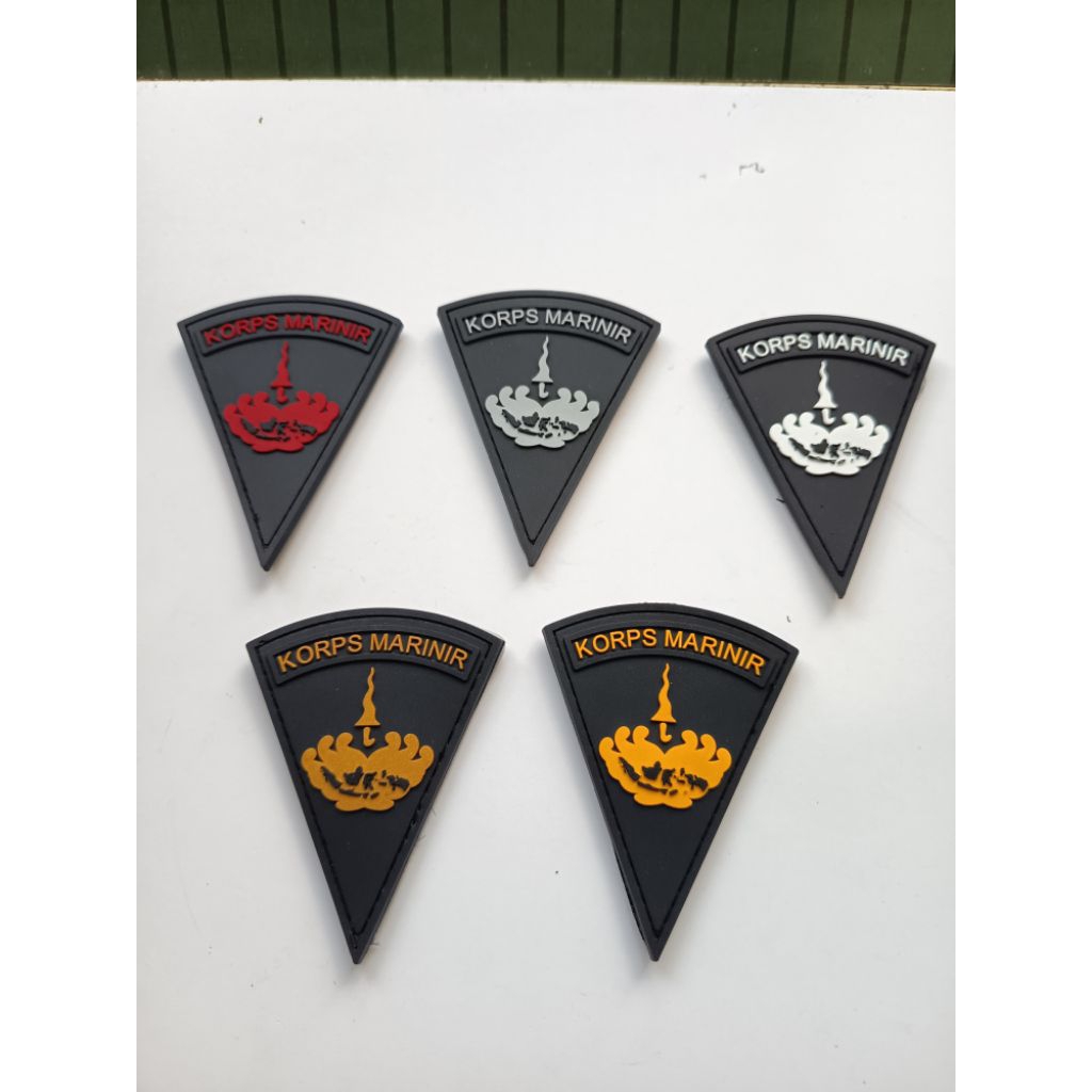 Patch rubber emblem karet/KORPS MARINIR