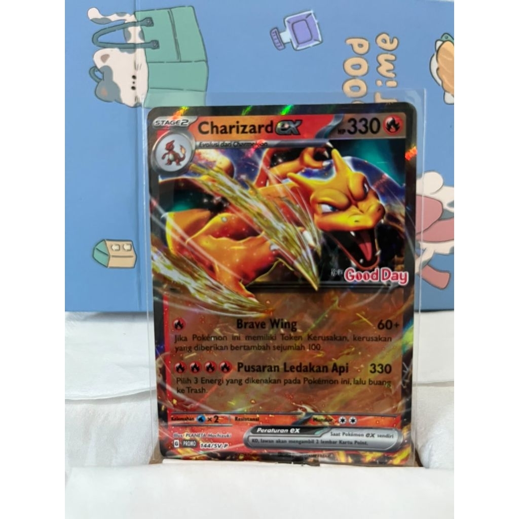 Kartu Pokemon Charizard Promo Good Day