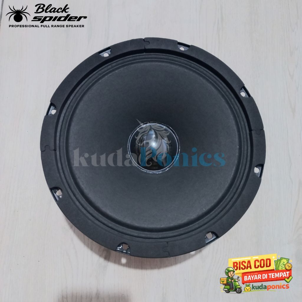 Speaker 8 inch Woofer 8 ohm 100 Watt Polos 8M WF by Black Spider