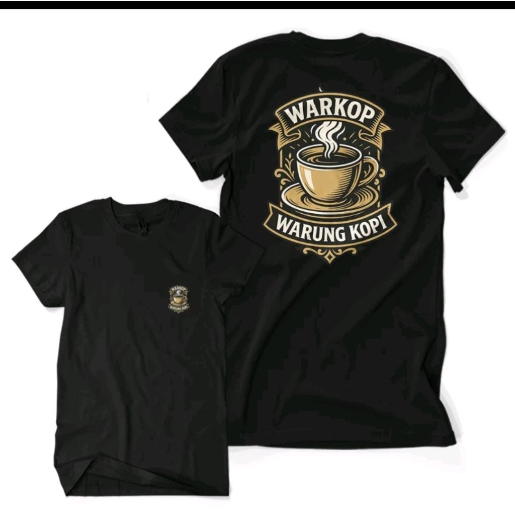 Kaos WARKOP WARUNG KOPI Kaos T shirt Distro Unisex