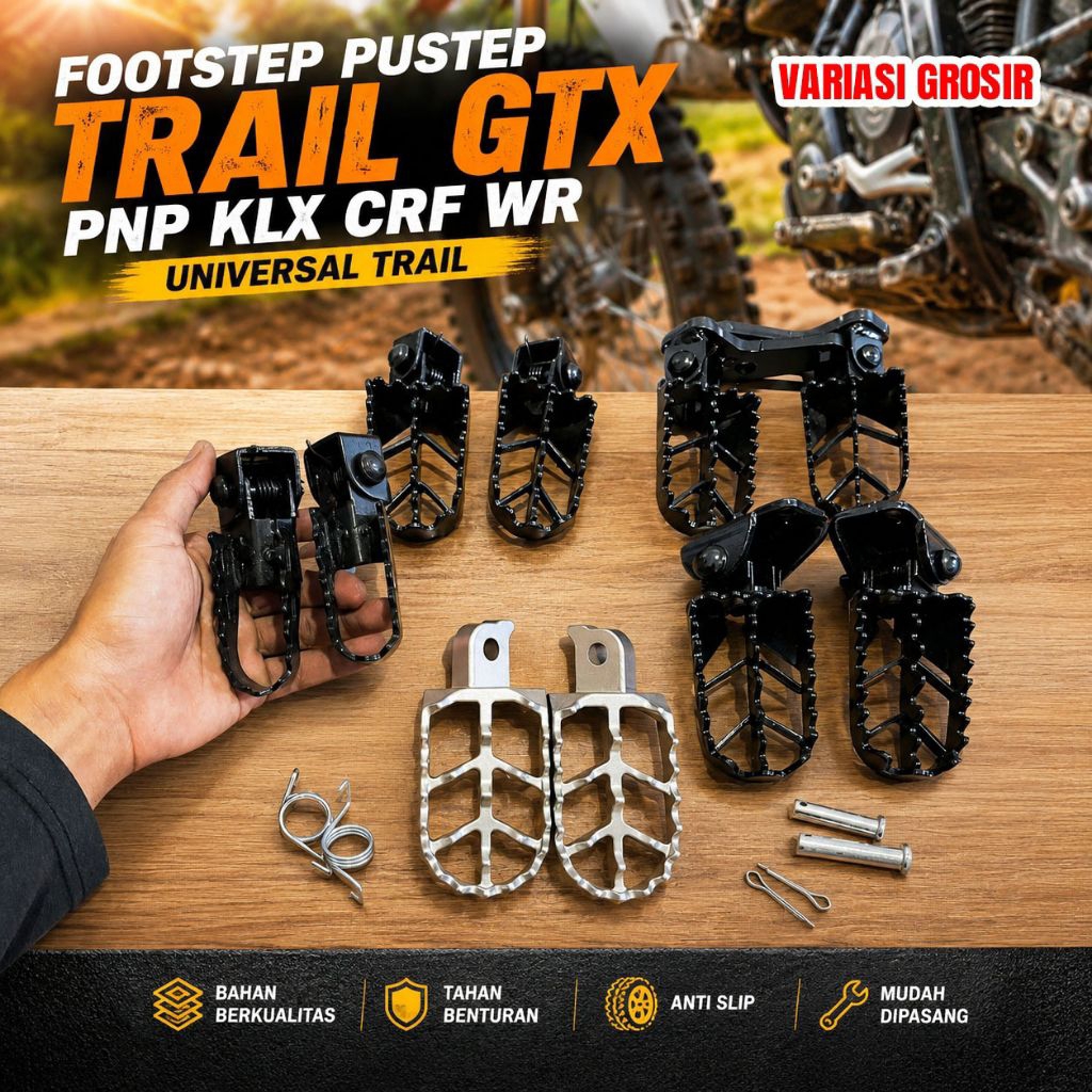 Footstep Depan Step Trail Pustep Trail Bebek Modif