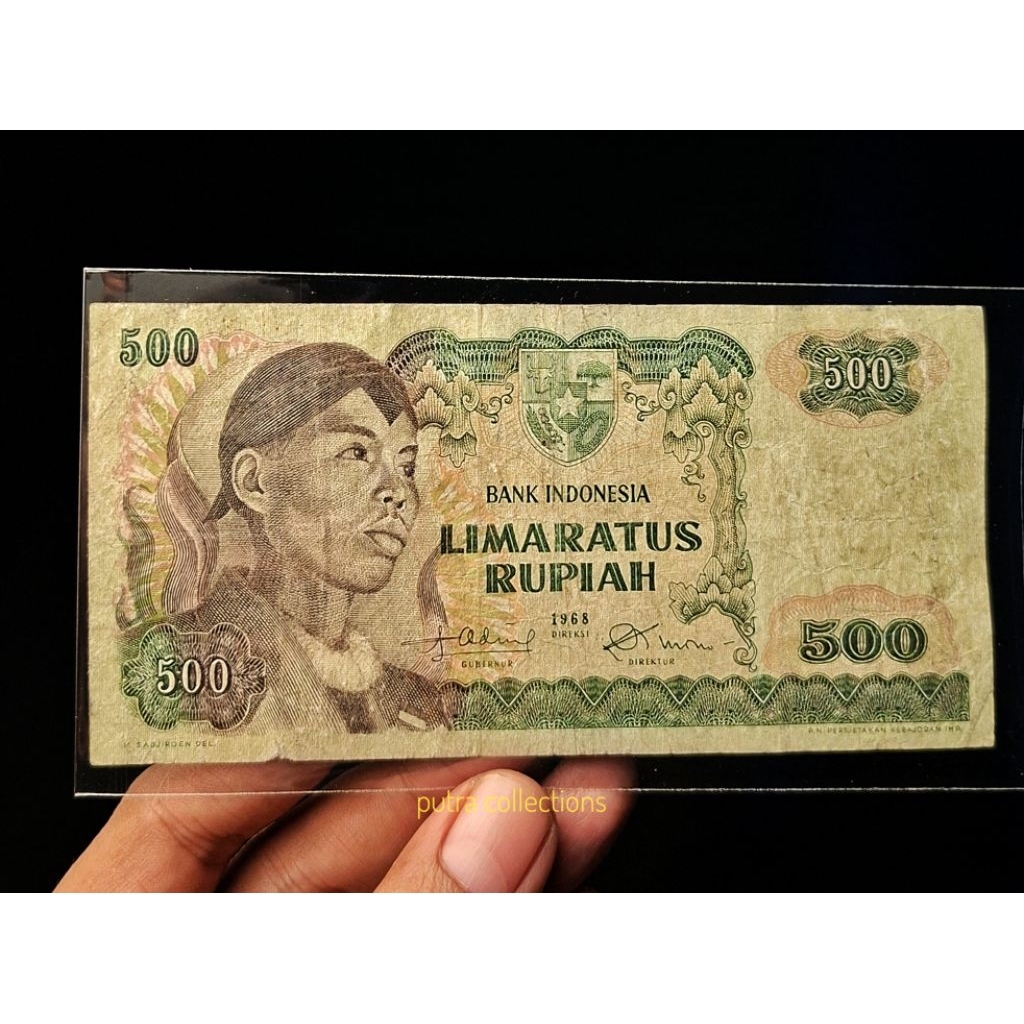 500 Rupiah Sudirman Tahun 1968 Asli
