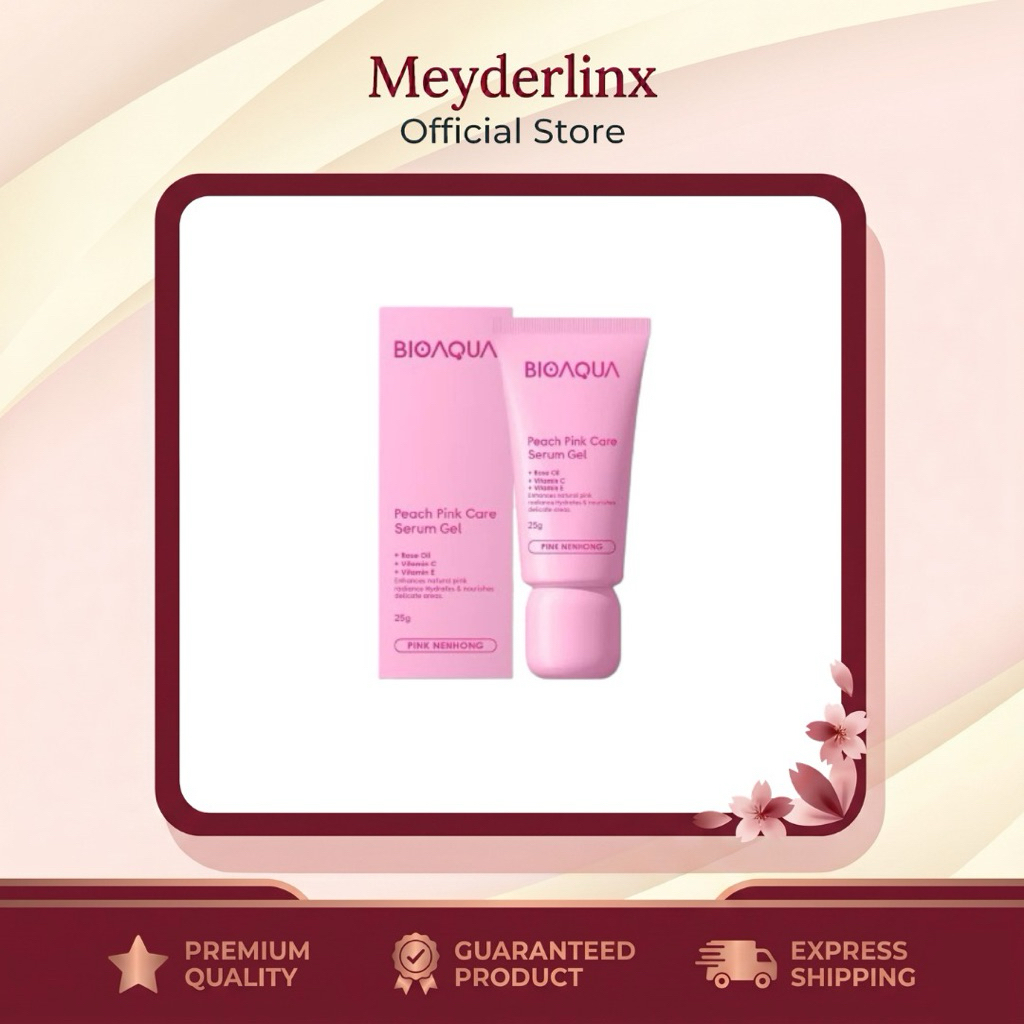 Meyderlinx BIOAQUA Nenhong Cream Pink Gentle Gel Nenhong Lip Serum BPOM
