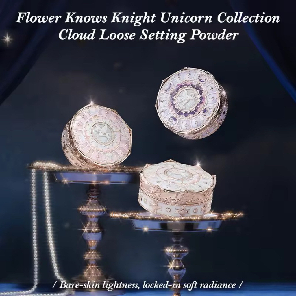 FLOWER KNOWS KNIGHT UNICORN CLOUD LOOSE SETTING POWDER