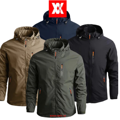 Valir FGT Jaket Bomber Pria Keren Kekinian Terbaru Jacket Pria Outdoor Jaket Anti Air Waterproof