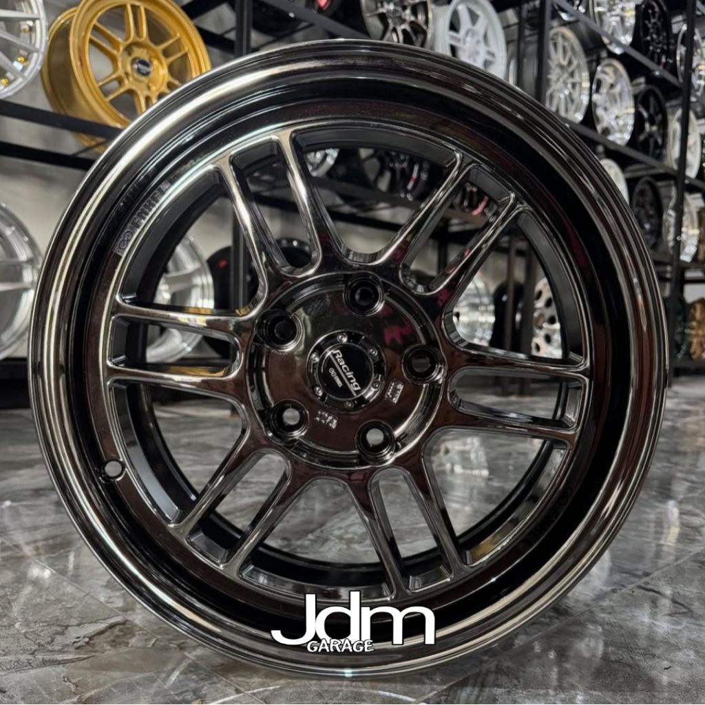 velg RPF1 BLACK CHROME r16 lebar 7 pcd 5X114,3 et 40 mobil ring 16 pnp mobil r16 reborn venturer zen