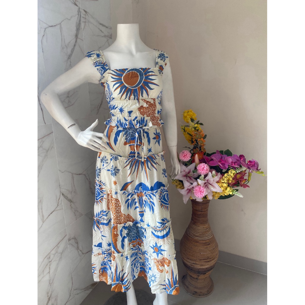 one set wanita kekinian - Rayon - atasan rok wanita - ootd