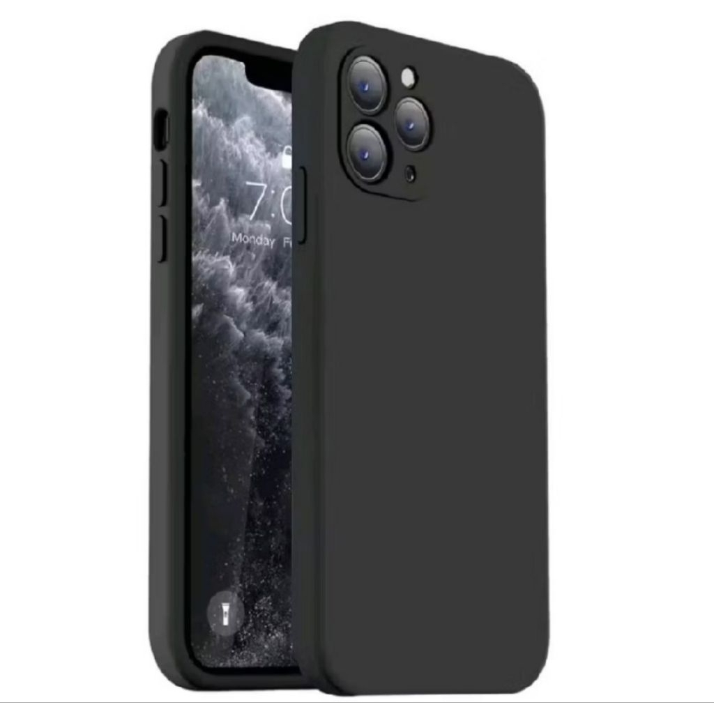 Case iPhone 14 14 Pro 14 Max 14 Pro Max Softcase Premium Black Casing Hp Silikon Hitam