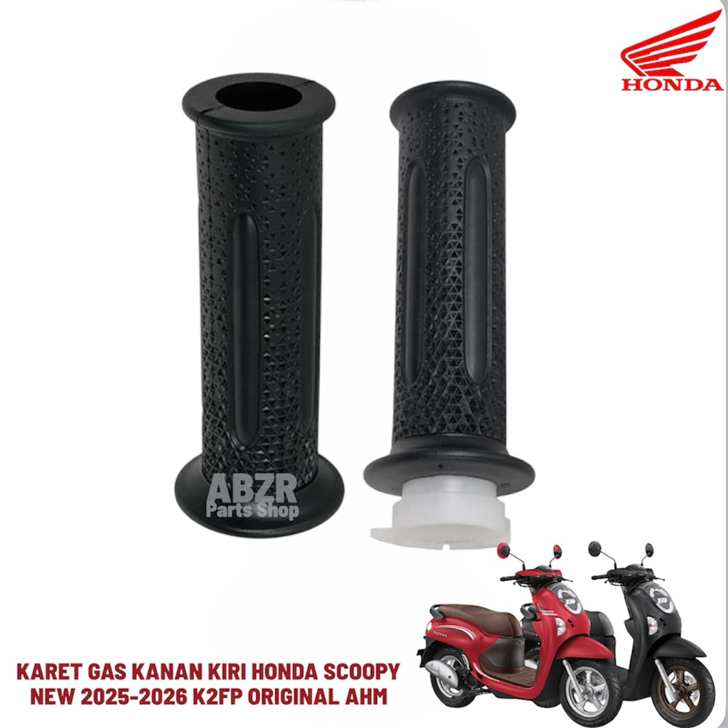 Handgrip Karet Gas Kanan Kiri Honda Scoopy K2F K2FP Original AHM