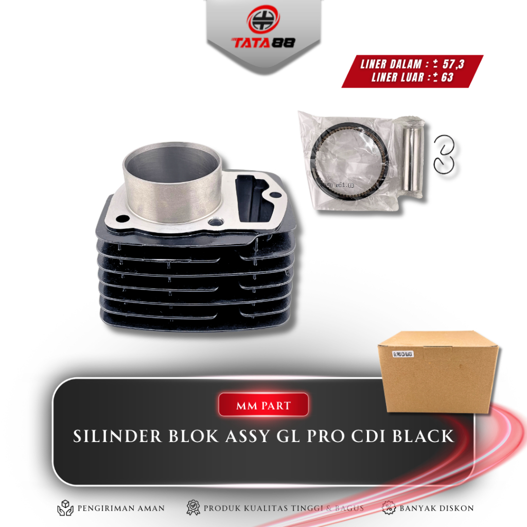 SILINDER BLOK ASSY GL PRO CDI BLACK – GL MAX SERIES CYLINDER BLOK BORING SEHER SET GL PRO CDI 144CM