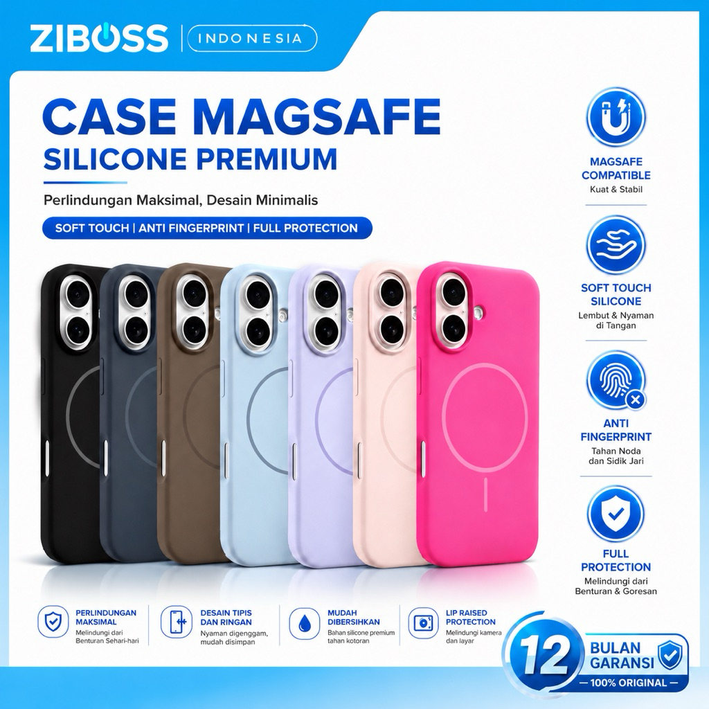Premium Liquid Silicone Magnetic Case Anti Noda For iPhone 11 12 13 14 15 16 16E 17 PRO MAX PLUS  AI
