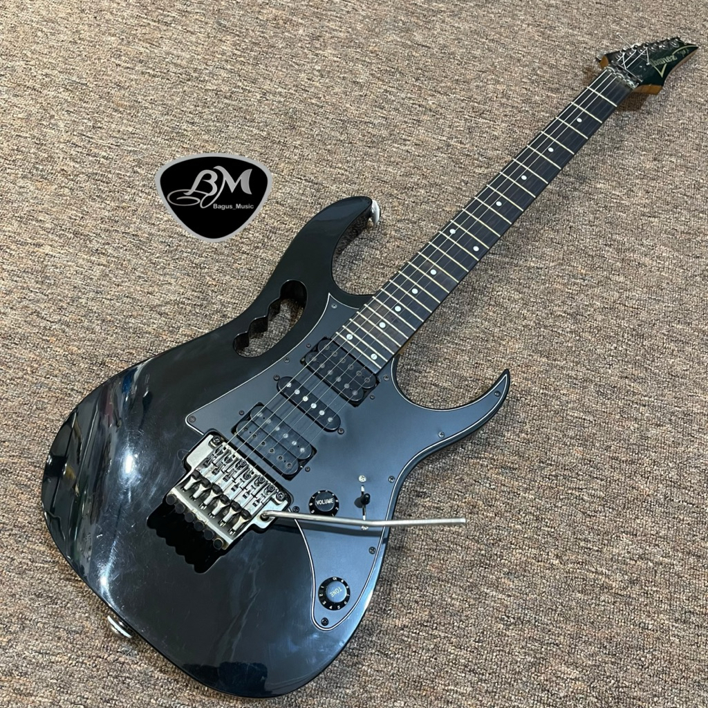 Gitar Ibanez Jem Jr Black dot inlay