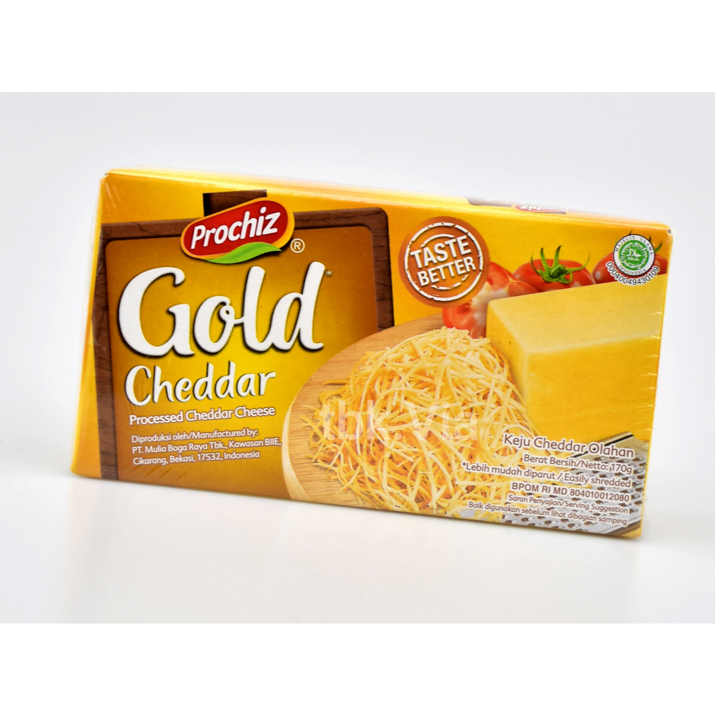 Keju Prochiz Gold Cheddar 160gr _ Keju Prochiz Gold