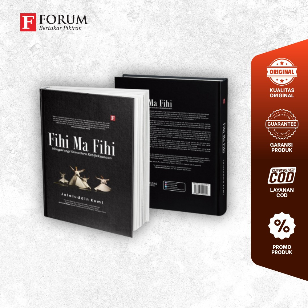 Buku FIHI MA FIHI Mengarungi Samudera Kebijaksanaan Hard Cover (HC) - Jalaluddin Rumi