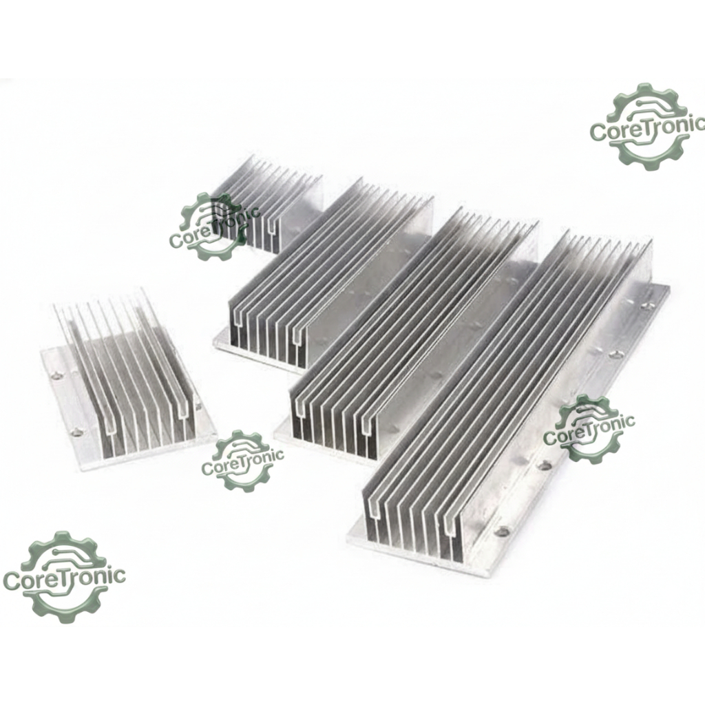 Heatsink Aluminium Sirip Pendingin Tebal Pendingin Peltier IC Transistor  (8876)