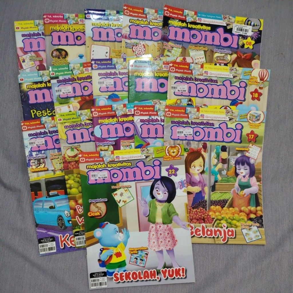 Majalah Kreativitas Anak Mombi Edisi Lama