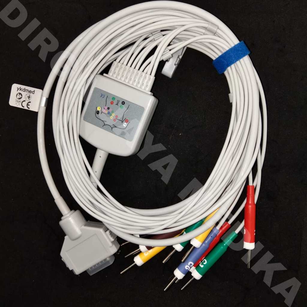 ECG Cable 10 Leads Fukuda Denshi / EKG Kabel 10 Leadwires Fukuda Denshi - Compatible Not Original