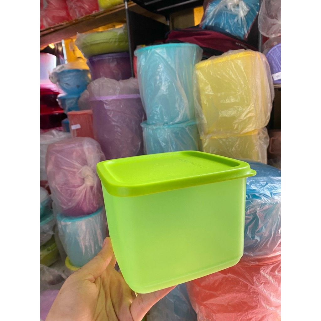 toples summer Tupperware hijau 1L baru