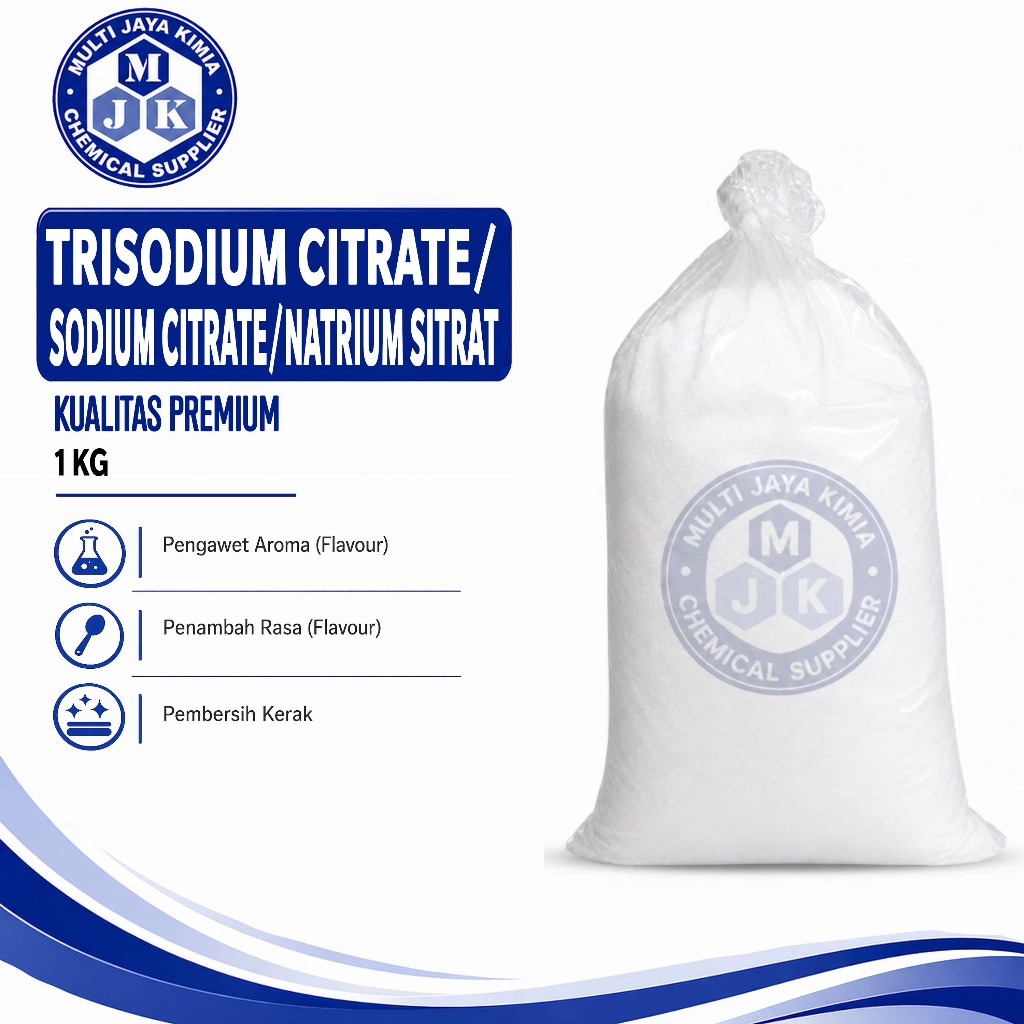 Trisodium Citrate / Sodium Citrate / Natrium Sitrat 1Kg /