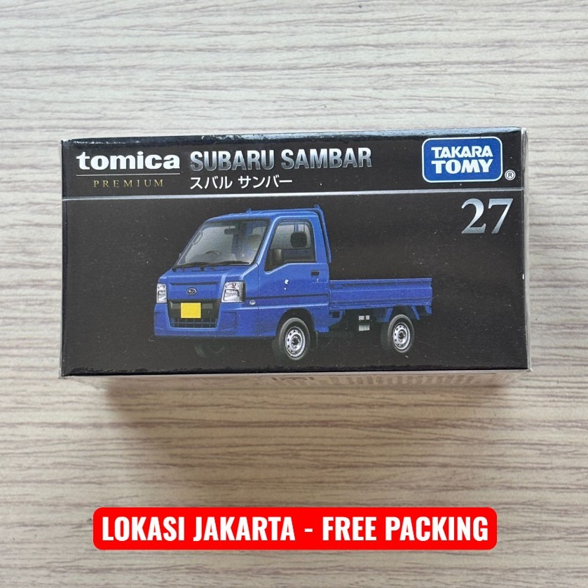 Tomica Premium 27 Subaru Sambar 6th Gen Blue