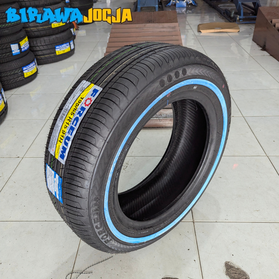 ban ring 15 list putih 195 65 r15 Forceum WLW ban mobil klasik VW Kijang Panther Kuda