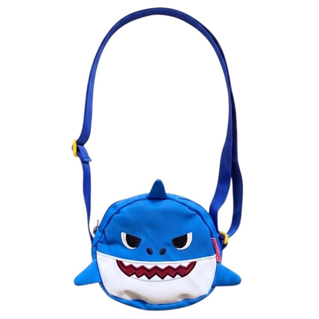 Pinkfong Baby Shark Daddy Shark Tas Selempang Crossbody Anak