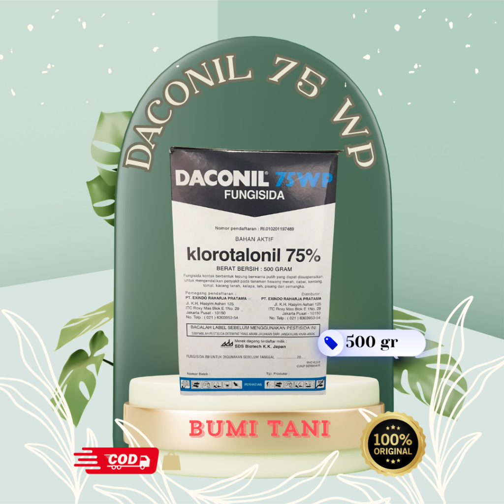 DACONIL 75 WP 500gr DAKONIL fungisida 100% ORIGINAL