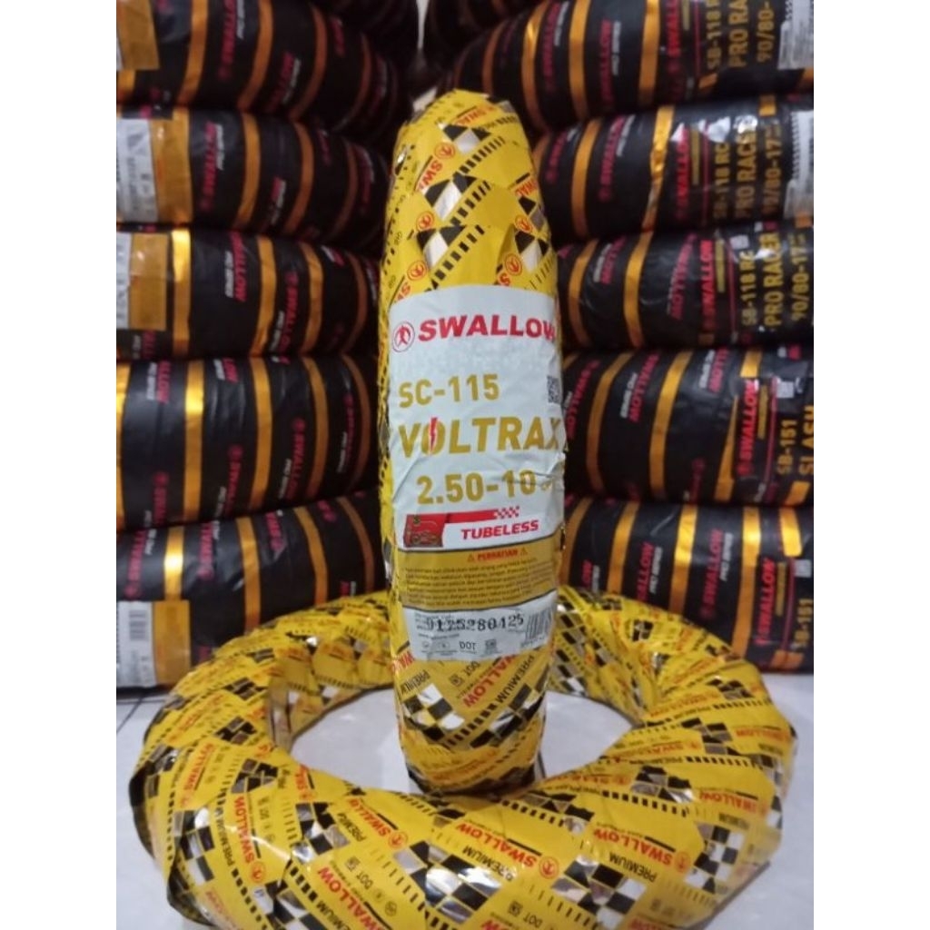 Swallow ban luar 2.50/10  Voltrax SC 115 sepeda listrik