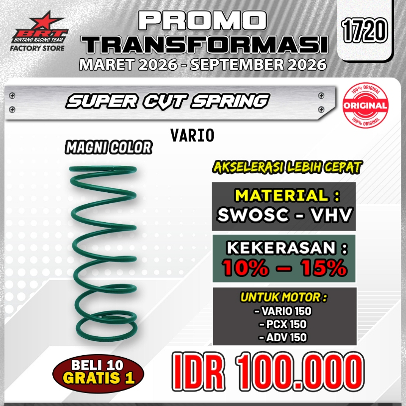 BRT PER CVT VARIO 110/BEAT KARBURATOR