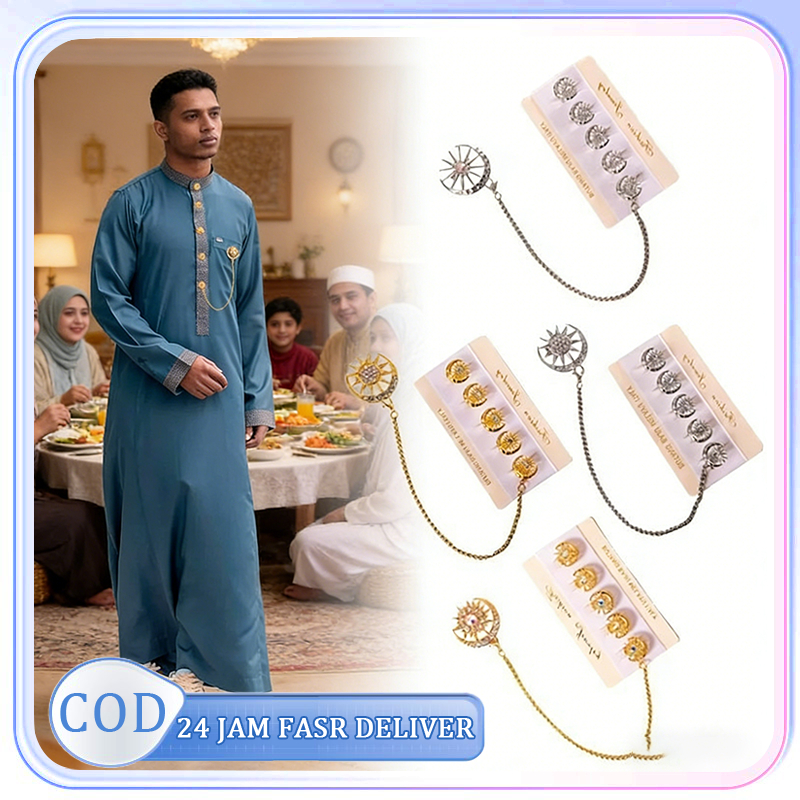Aksesoris Baju Melayu Pria Pin Baju Melayu Pria Kancing Baju Melayu Pria Bros Rantai Pria