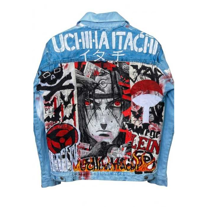 Jaket Denim Uchiha Itachi Streetwear