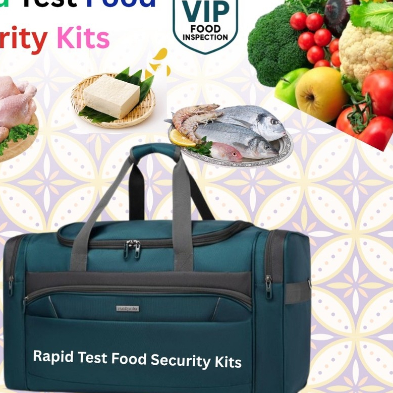 Food Security Kit MBG VIP 50 Test Cepat Praktis S1anida Arsen1k Borax Formalin Nitrit lengkap perala