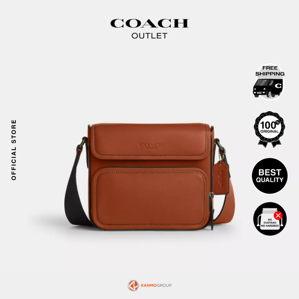 Coach Sullivan Flap Crossbody Bag - Tas Selempang Pria