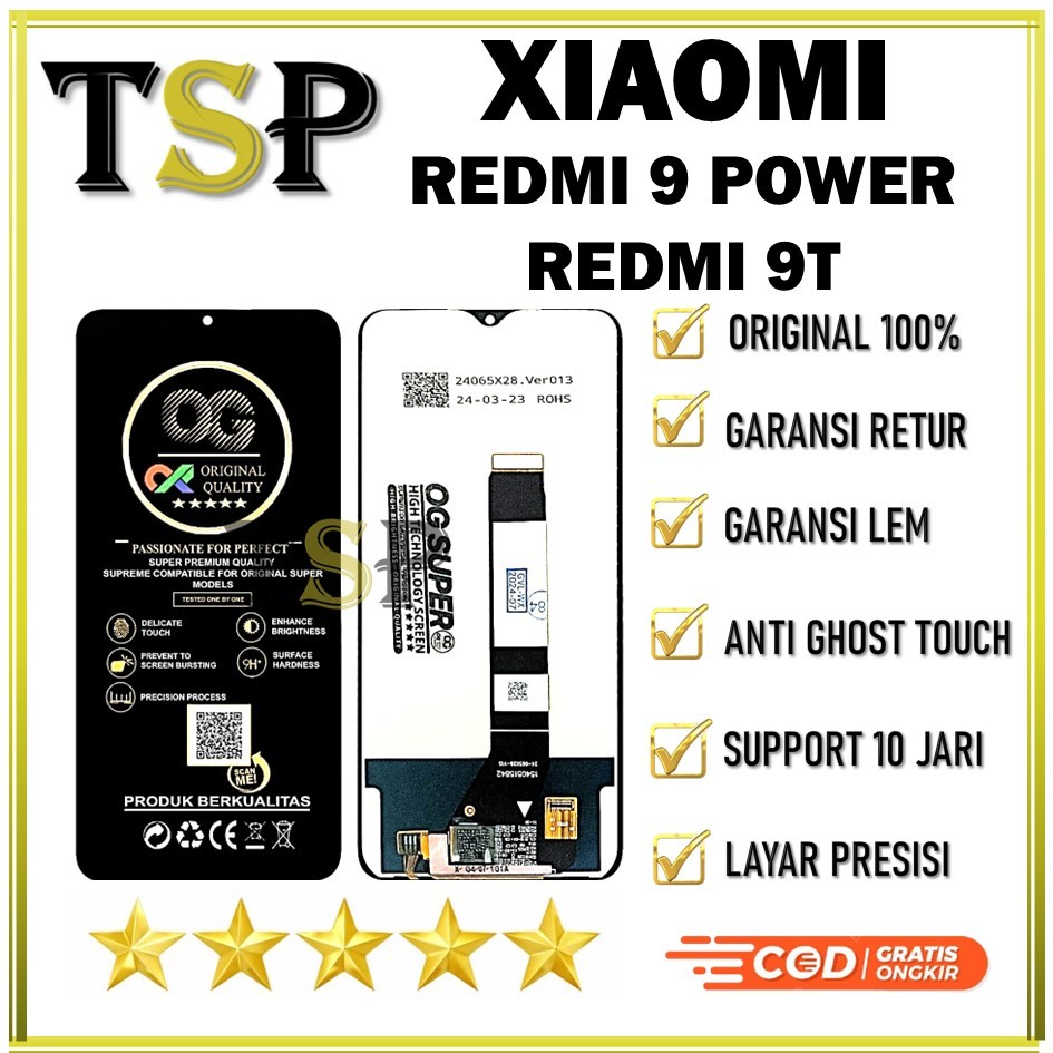 LCD TOUCHSCREEN XIAOMI REDMI 9 POWER / REDMI 9T FULLSET ORIGINAL100%